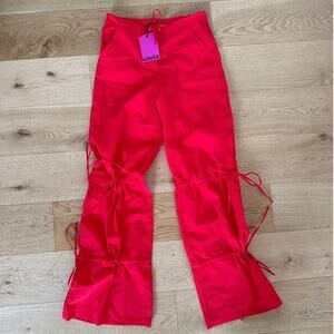 Khela - Geta Over It Parachute Pants in Red